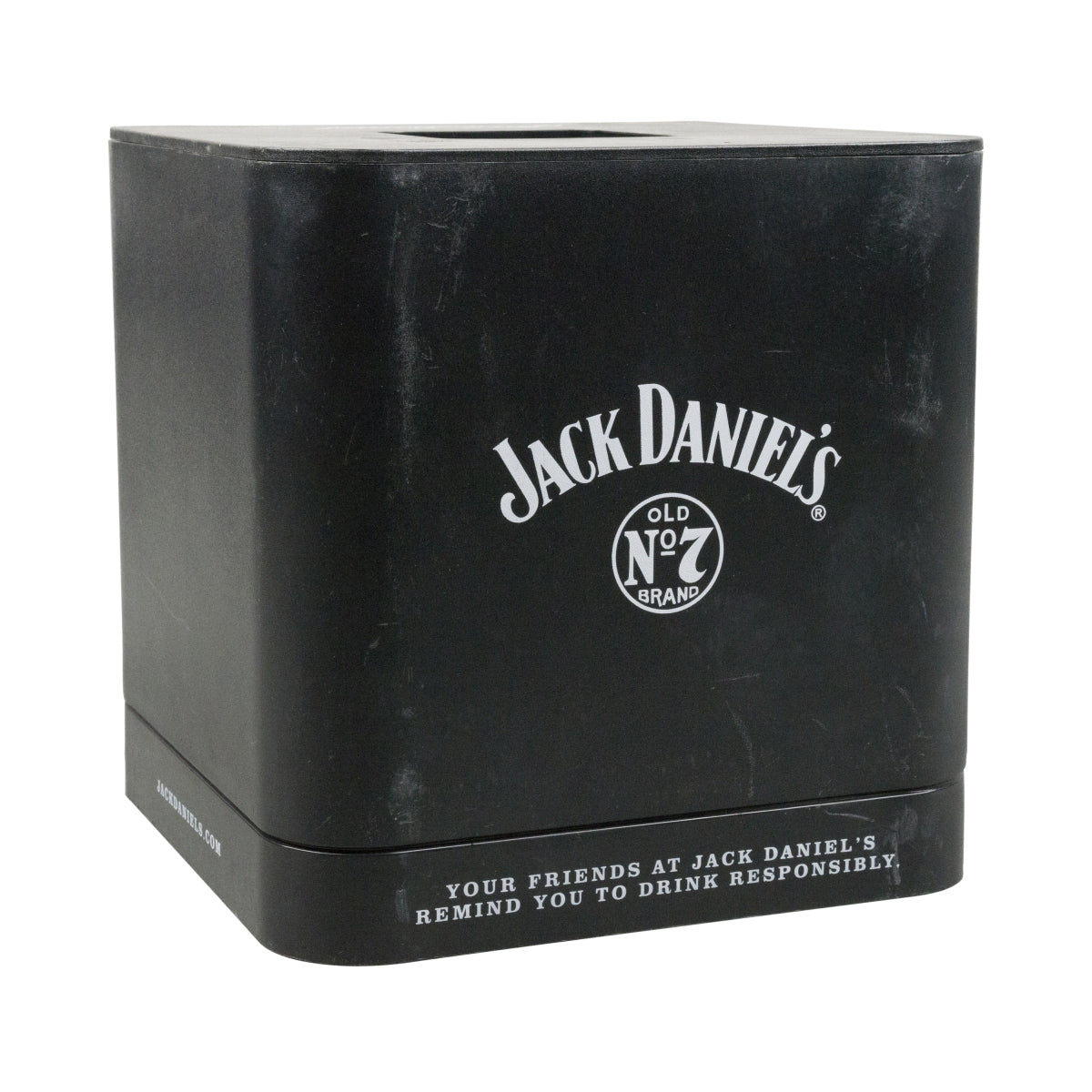 1x Jack Daniels Whiskey Cooler Black Square Ice Box – View 2
