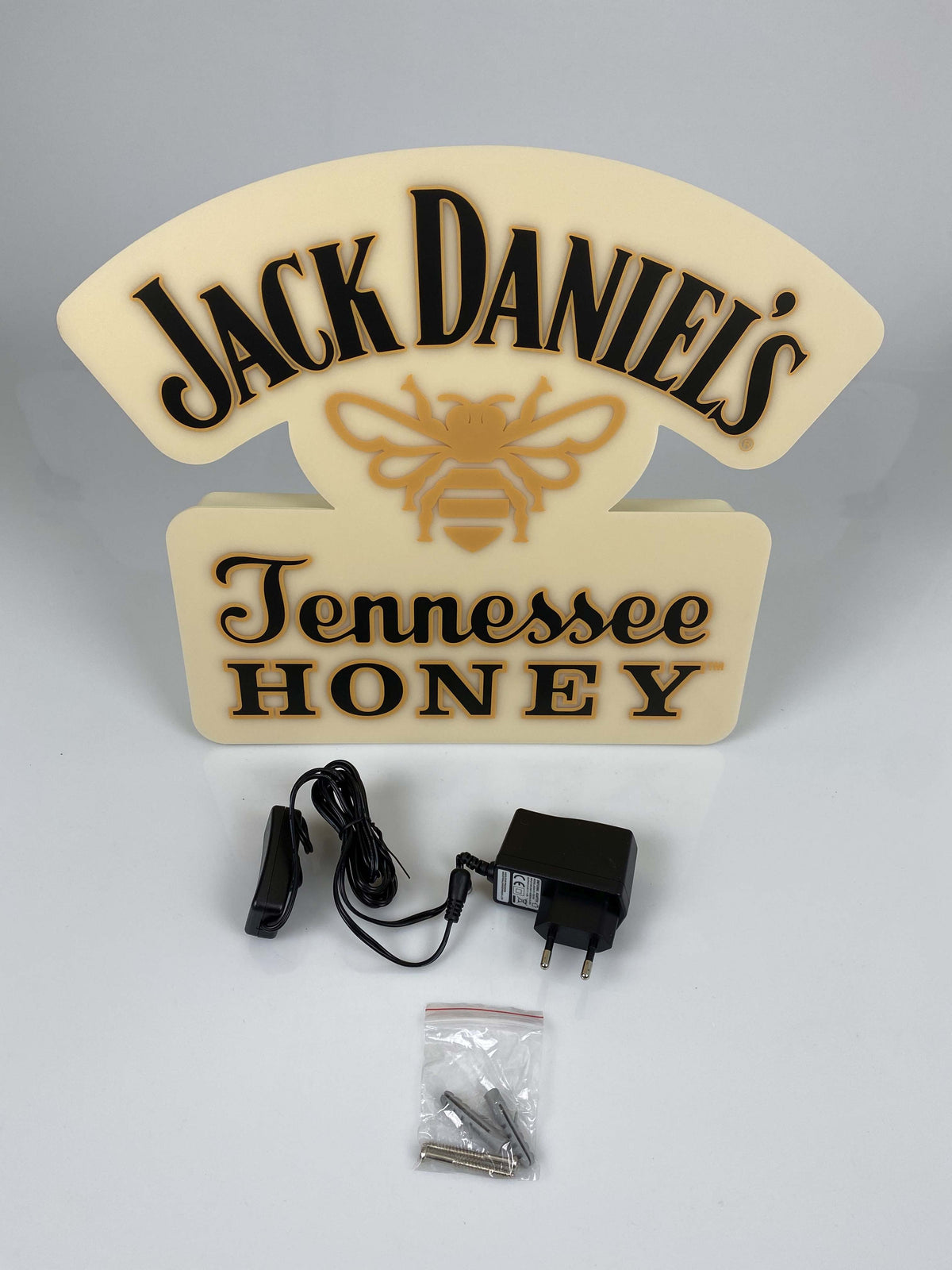 1x Jack Daniels Whiskey neon sign Honey sign yellow – View 6
