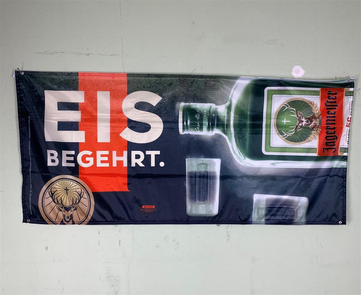 1x Jägermeister liqueur flag ice cream flag 180 x 80 – View 3