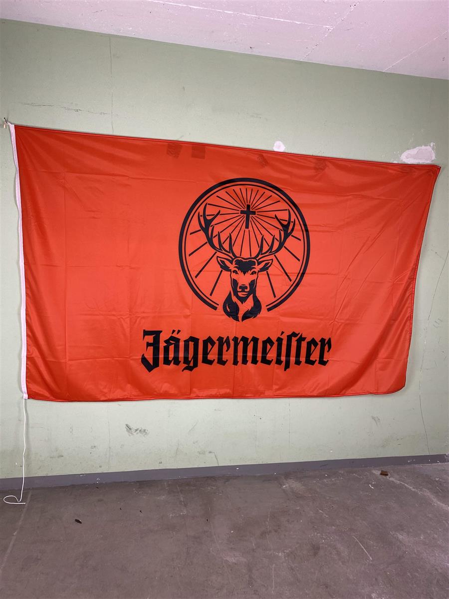 1x Jägermeister Liqueur Flag Logo Hoist flag 250 x 150 – View 4
