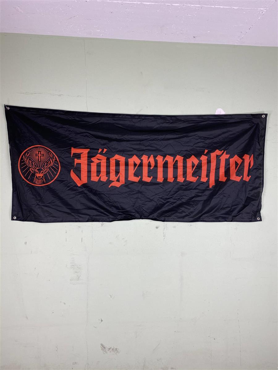 1x Jägermeister liqueur flag banner 180 x 80