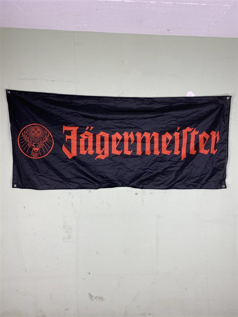1x Jägermeister liqueur flag banner 180 x 80 – View 2