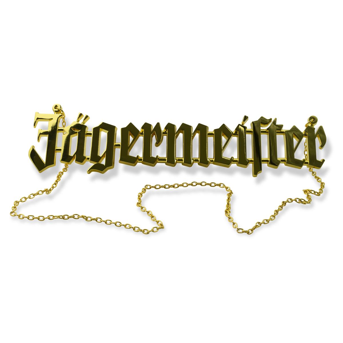 1x Jägermeister Gold Chain XXL 27 x 7