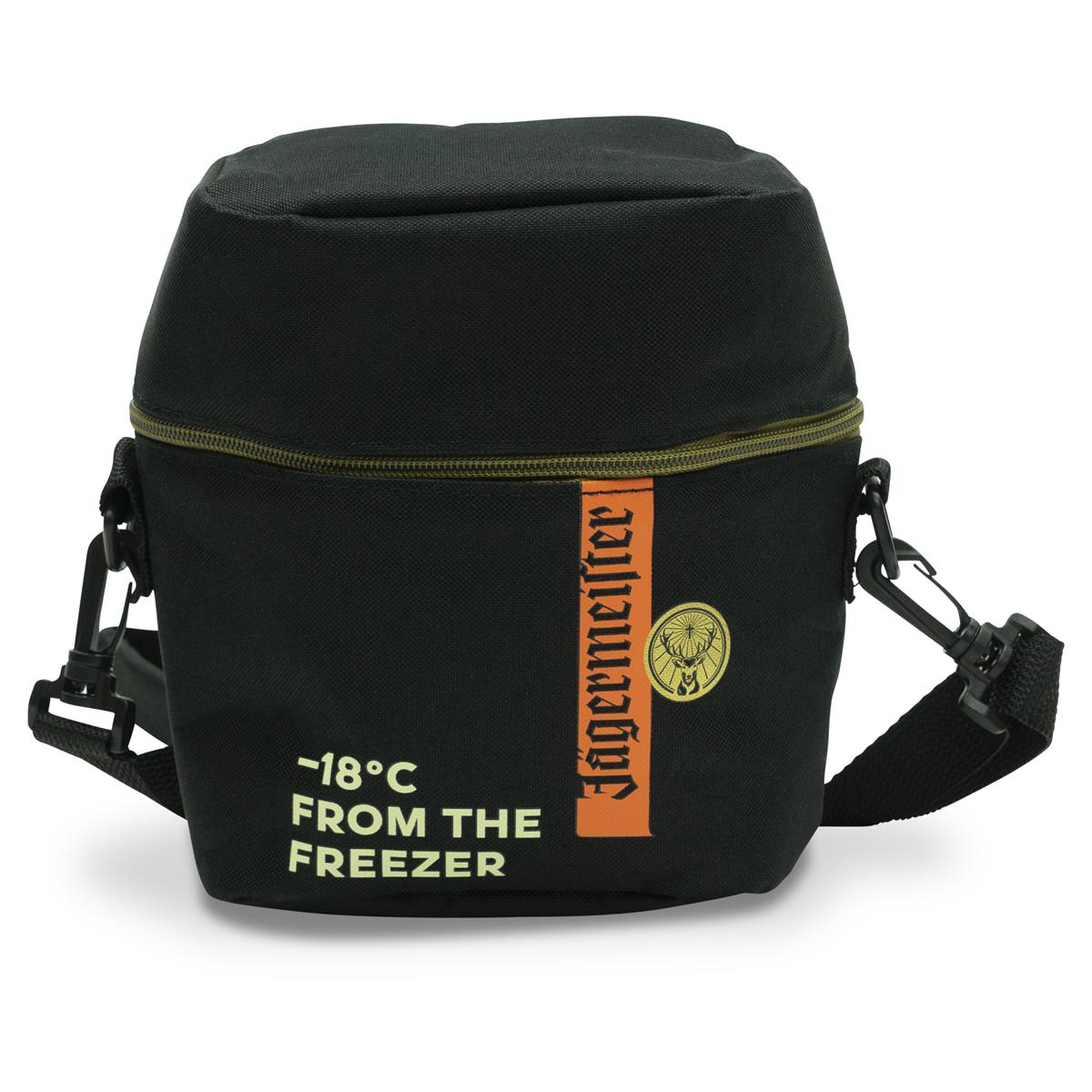 1x Jägermeister liqueur cooler bag Minus 18 degrees with zip closure