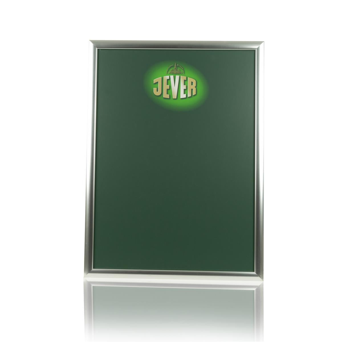 1x Jever beer sign, green chalk, 58x78