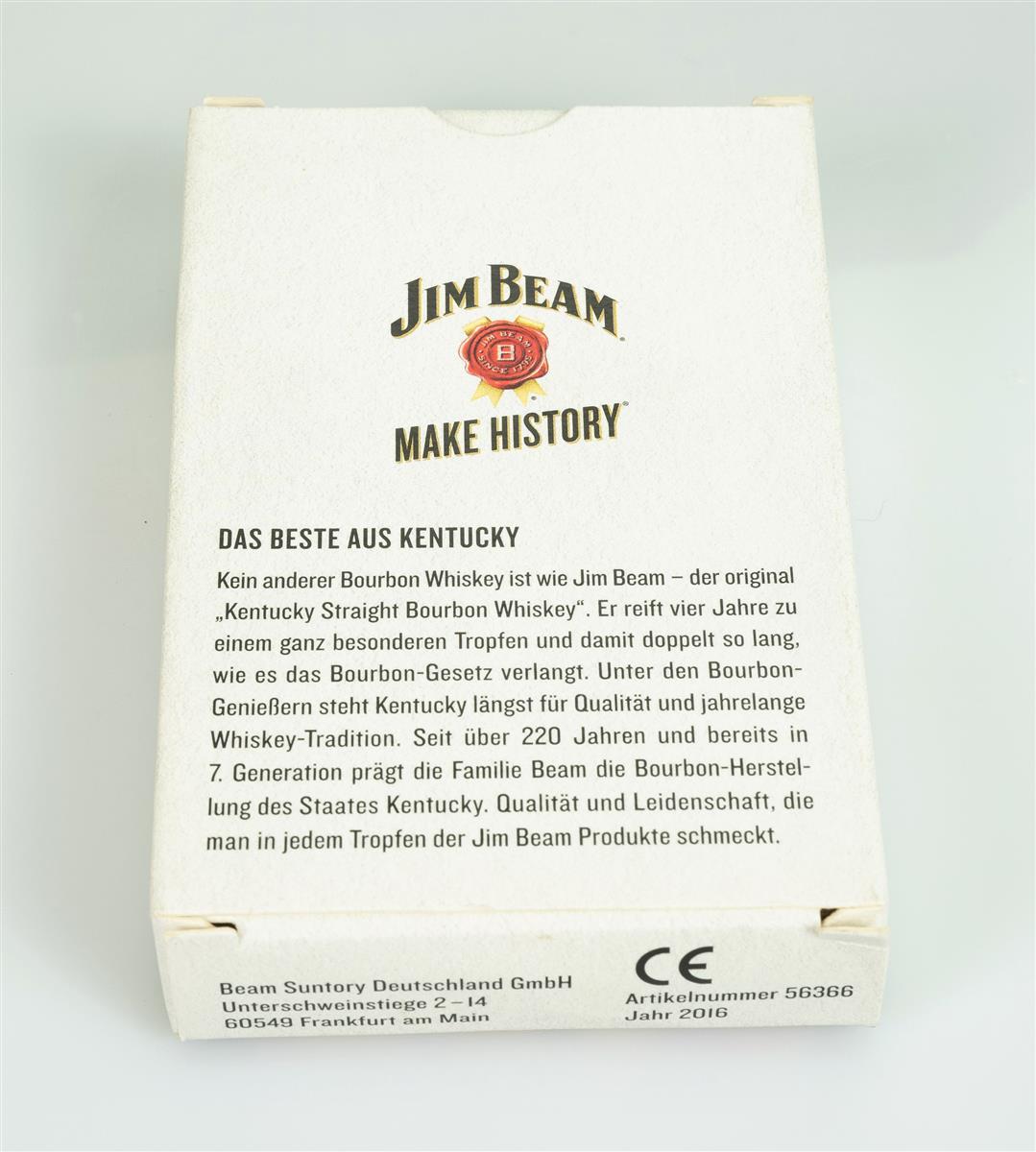1x Jim Beam Whiskey Card Game, white cardboard box – View 3