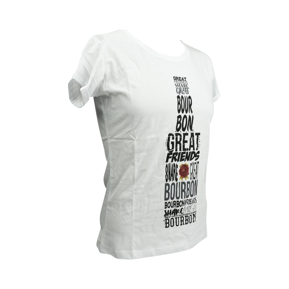 1x Jim Beam Whiskey T-shirt for women, size M, white – View 2
