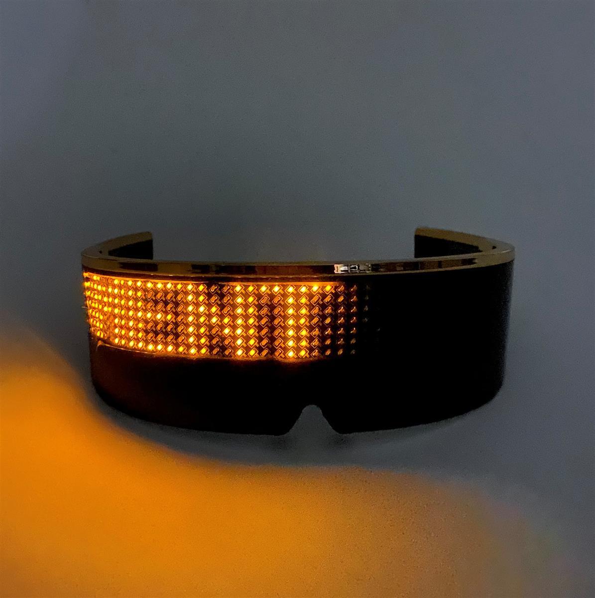 1x Moet Chandon Champagne LED Glasses Sunglasses with Gold Rim – View 4