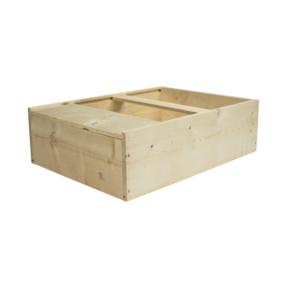 1x No Name Wooden box with lid 35x26