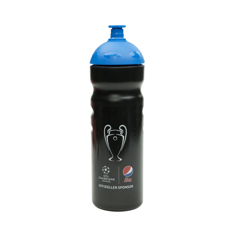 1x Pepsi Soft Drinks Water Bottle Black 750ml UEFA Champions League