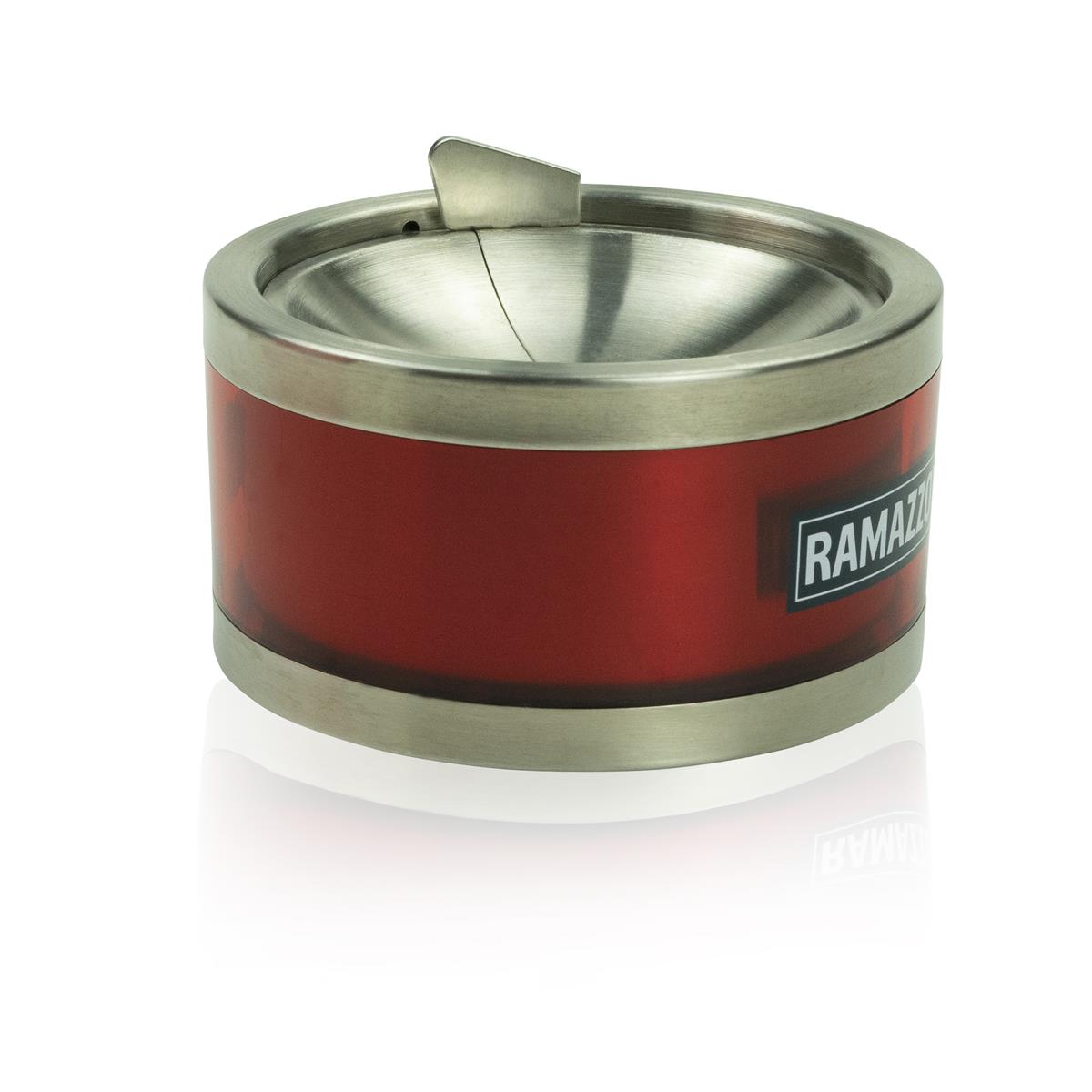 1x Ramazzotti liqueur ashtray, red with metal lid – View 2