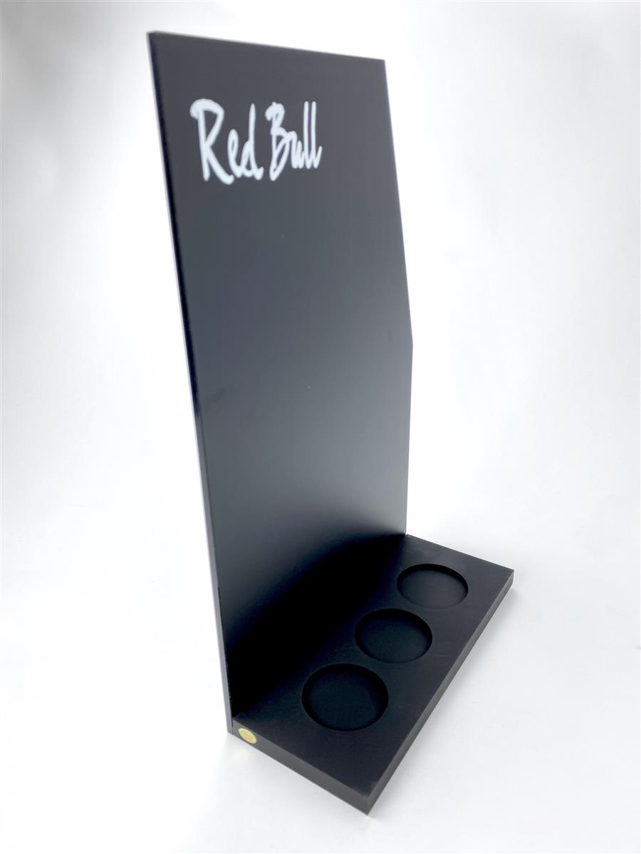 1x Red Bull Energy chalkboard 36x23cm black with can holder – View 2