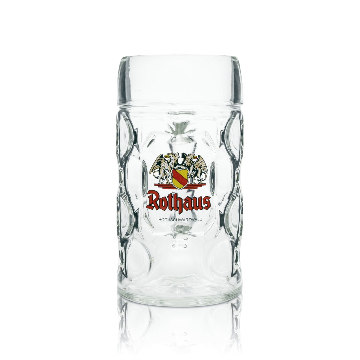 1x Rothaus beer glass 1l beer mug