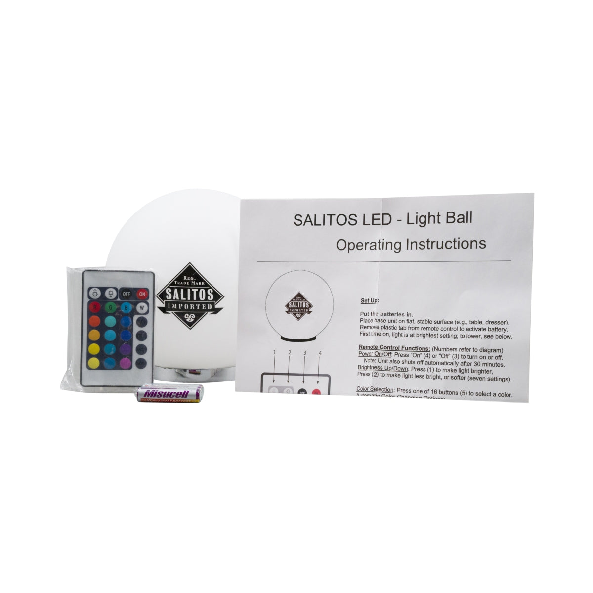1x Salitos Beer Neon Sign Lightball LED 15cm – View 2