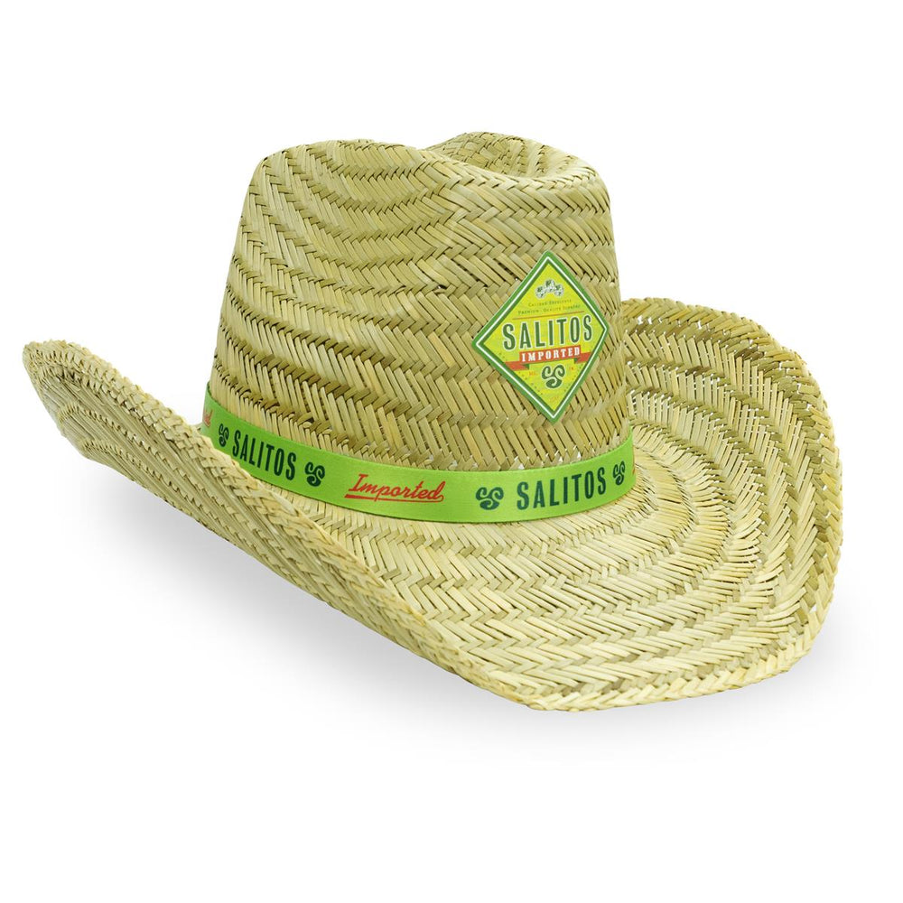 1x Saltios beer straw hat, new version with green band