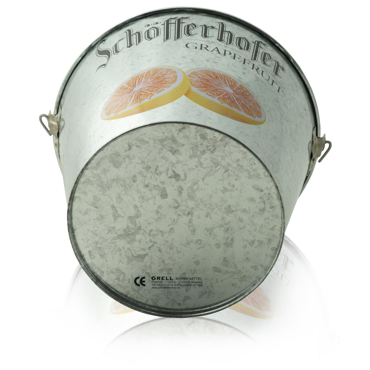 1x Schöfferhofer Beer Bucket Grapefruit 5l Metal – View 3