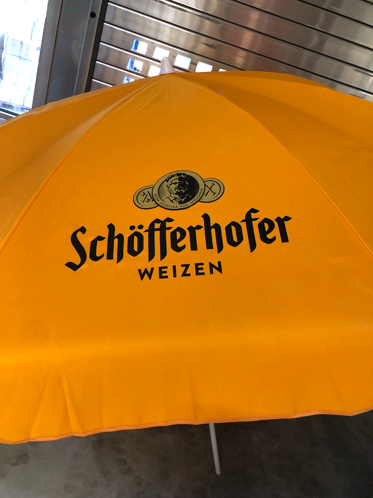 1x Schöfferhofer beer parasol with base 2m – View 3