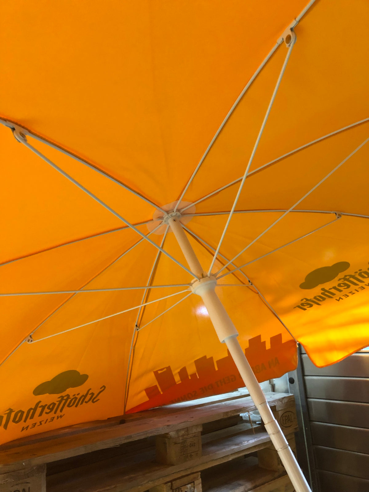 1x Schöfferhofer beer parasol with base 2m – View 4