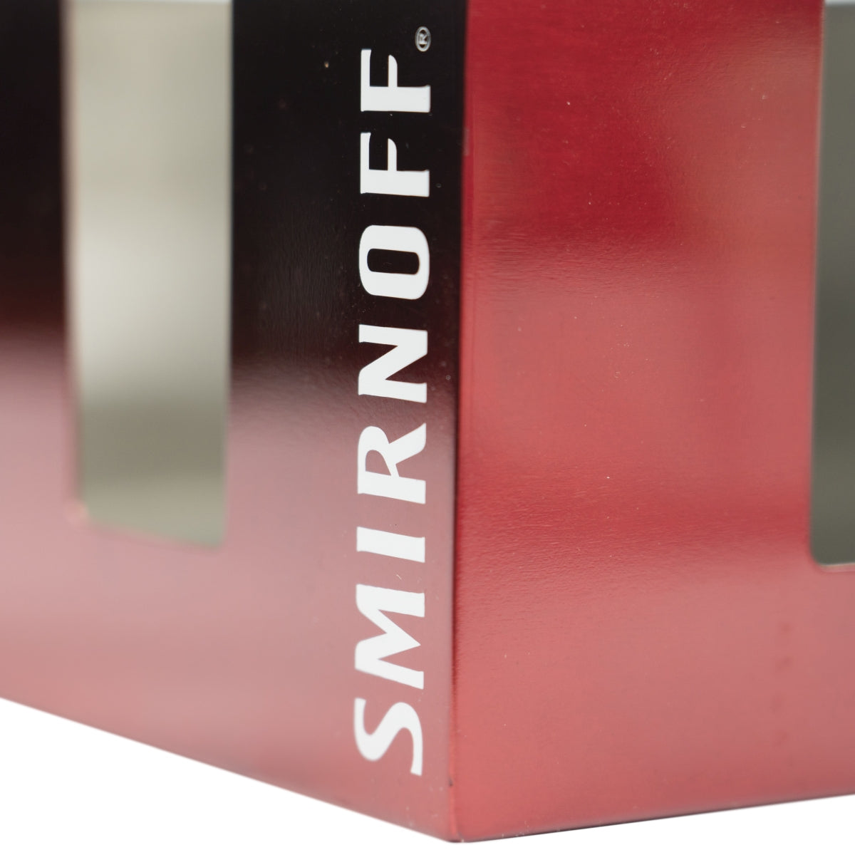 1x Smirnoff Vodka Barcaddy Metal Red – View 4