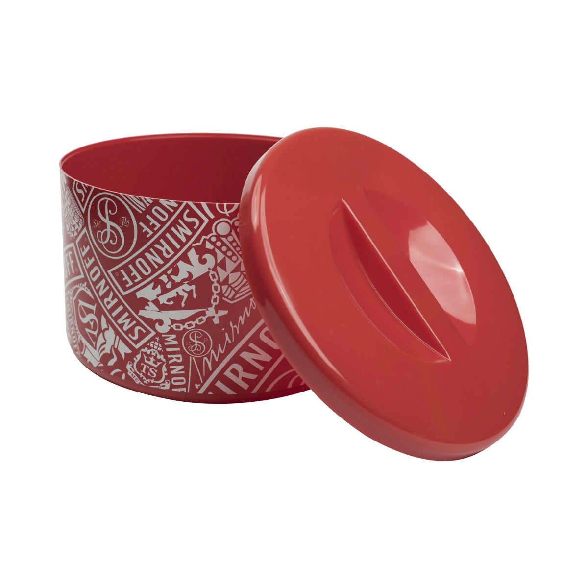 1x Smirnoff Vodka Cooler Ice Box Round Red – View 2