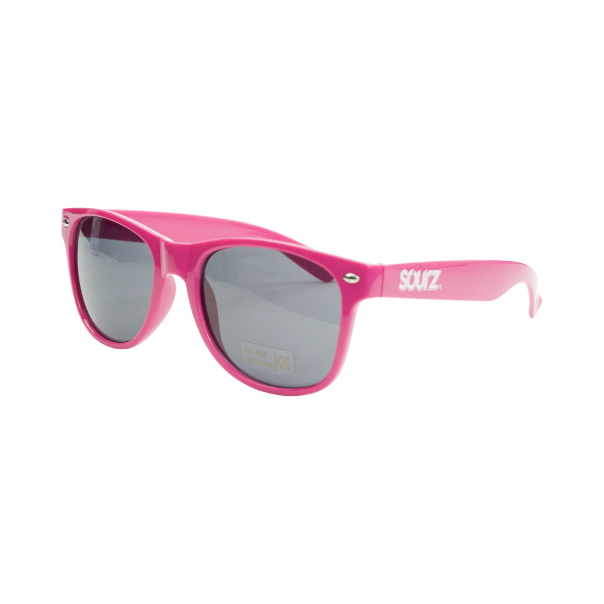 1x Sourz liqueur sunglasses, pink dark glass