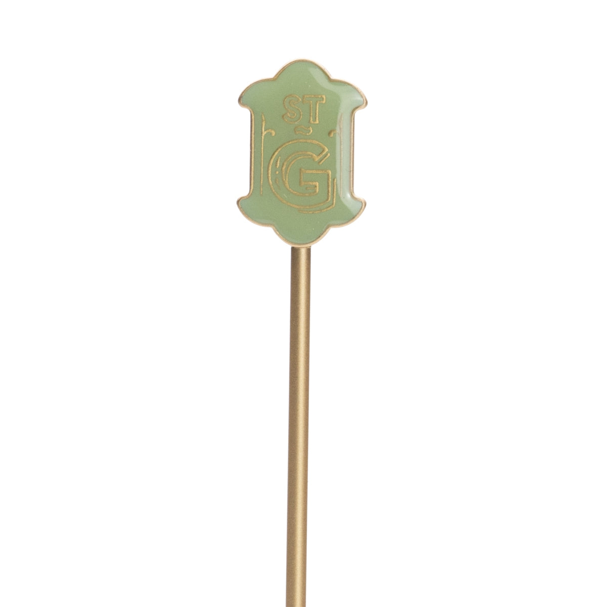 1x St. Germain Liqueur Stirrer Green Gold/Copper Stirrer