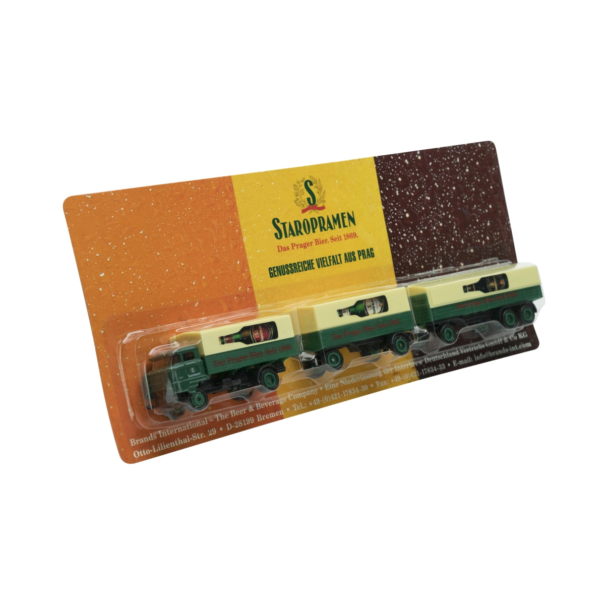 1x Staropramen beer truck 3-car train – View 2