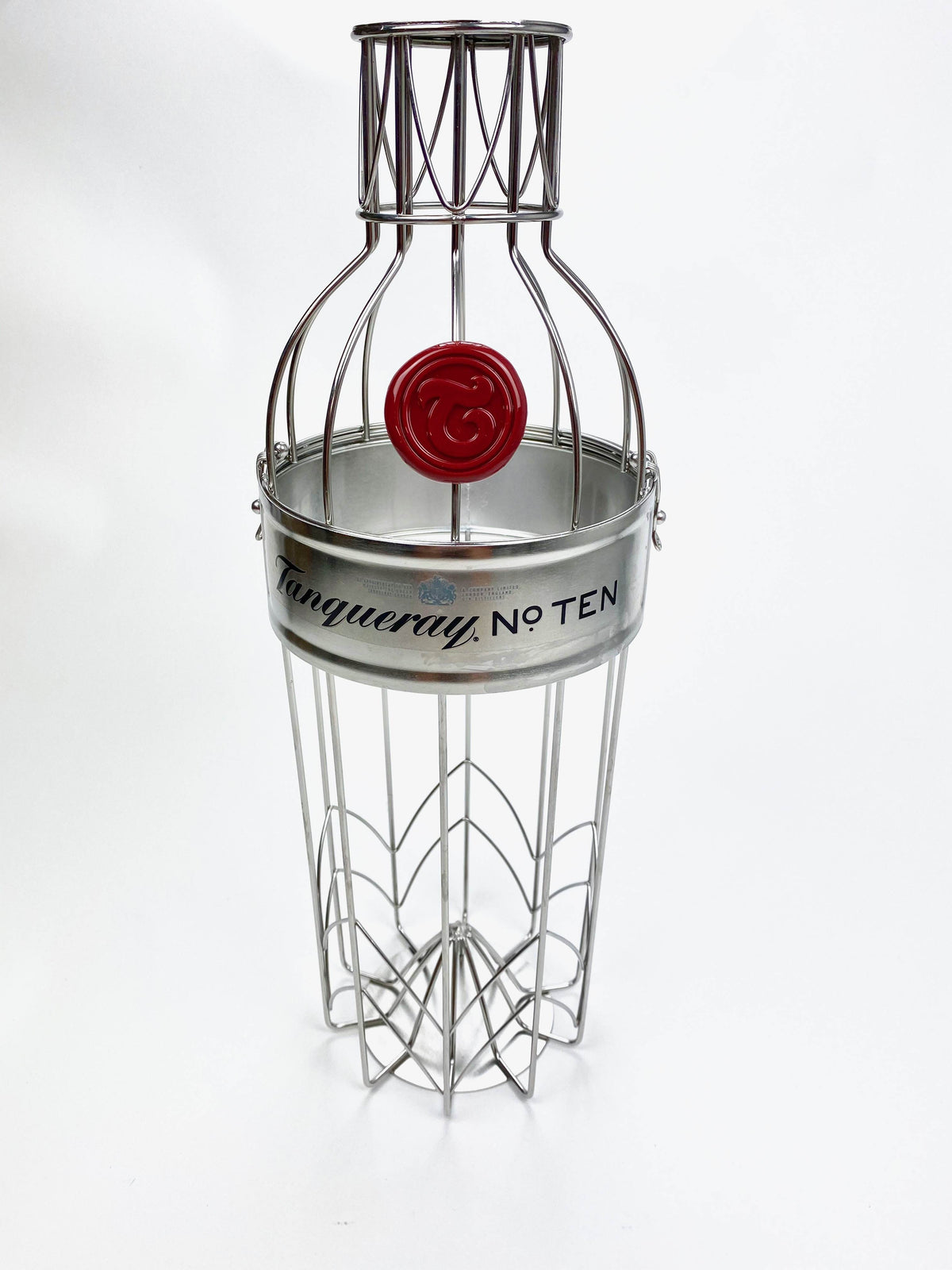 1x Tanqueray Gin Cage Fruit Grid Metal 4.5l
