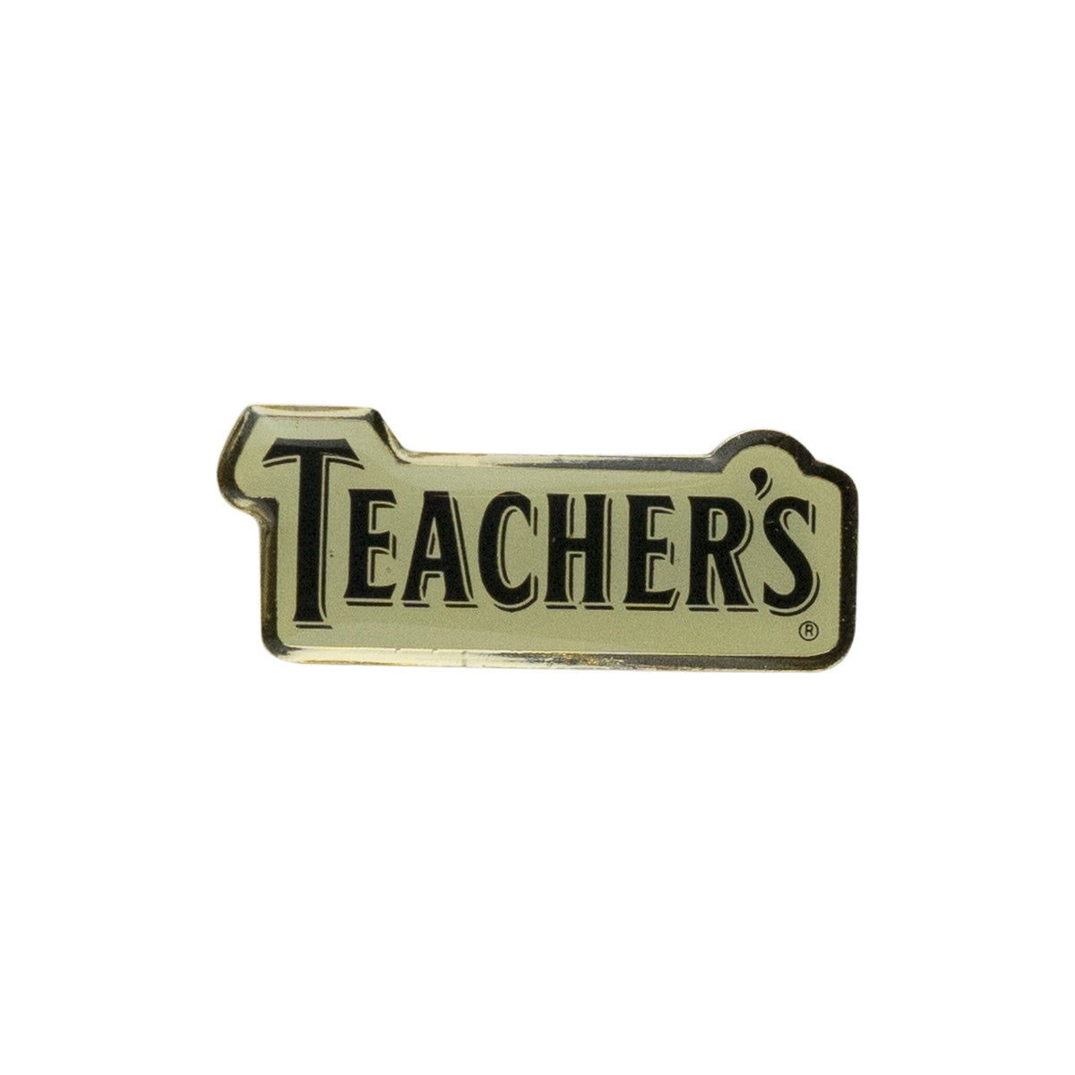 1x Teacher's Whisky Pin Badge Logo Gold
