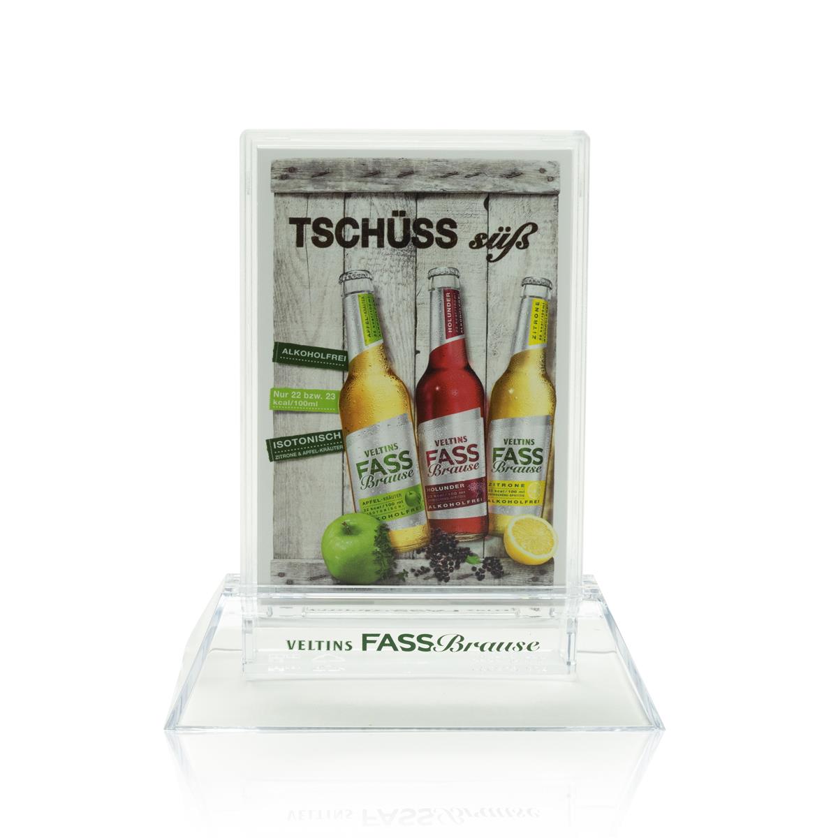 1x Veltins Beer Table Display Fassbrause + Reserved Holder – View 2