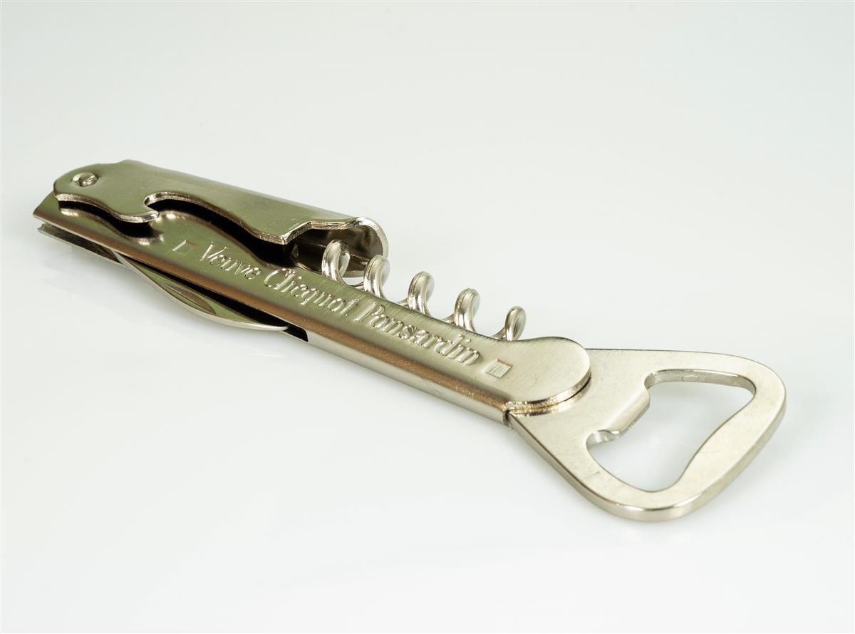 1x Veuve Clicquot Champagne Waiter's Knife, Silver Metal – View 2