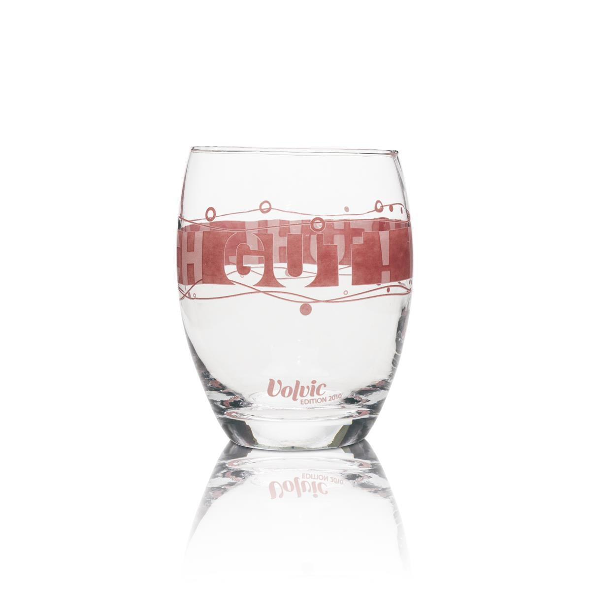 1x Volvic Water Glass Edition 2010 Tumbler pink – View 2