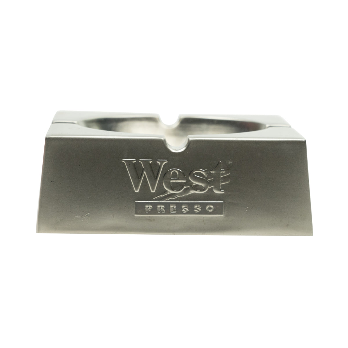 1x West Cigarette Ashtray, Silver, Small, 10x10 – View 3