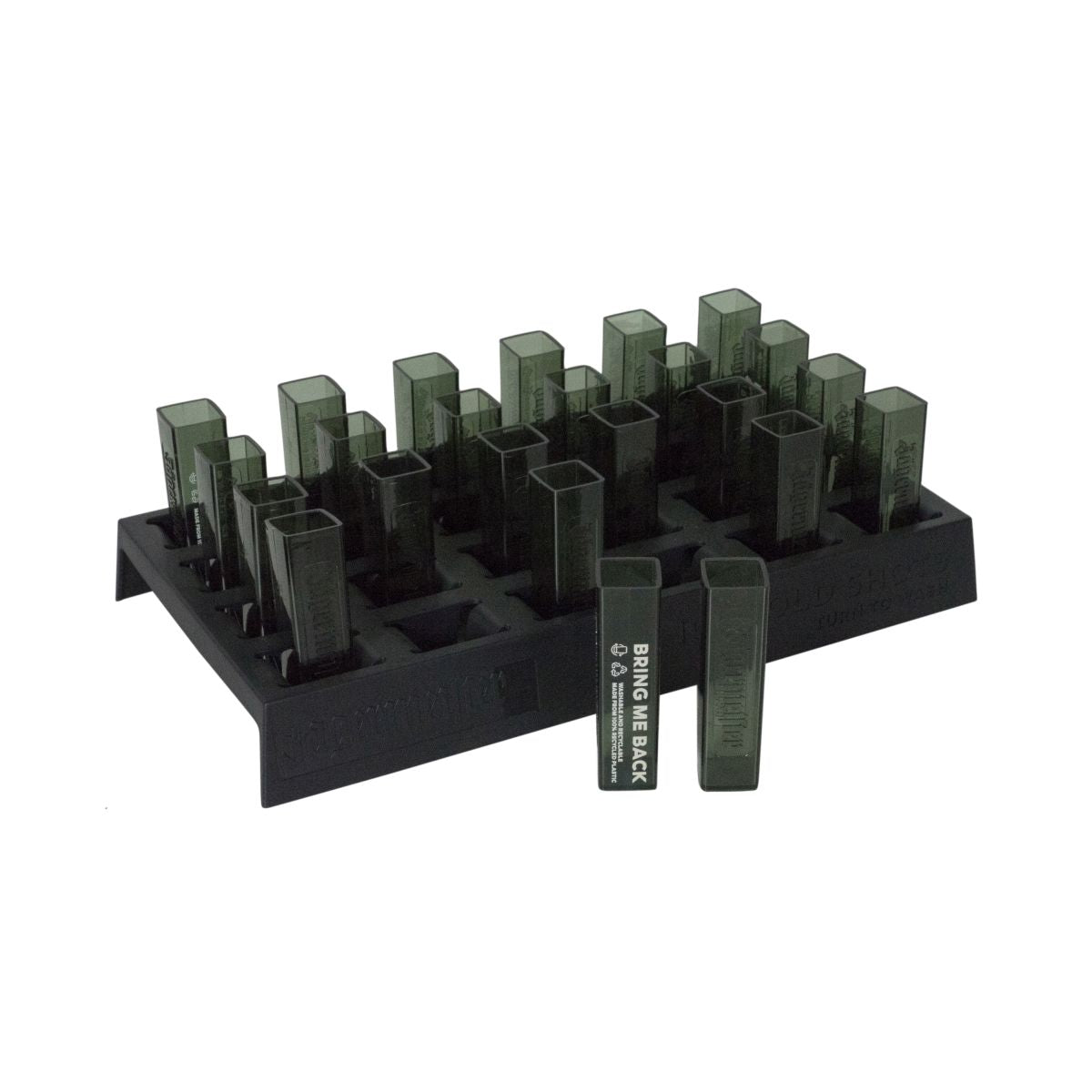 24x Jägermeister Shot Glass Set Holder 3cl Plastic Glasses Tooter Rack Stamp – View 2