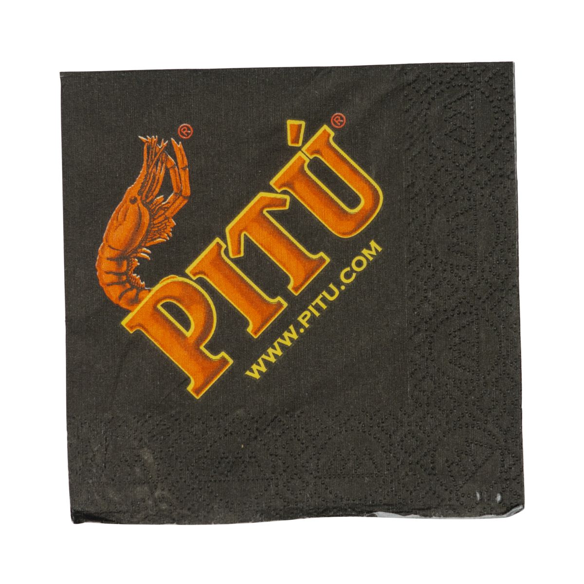 250x Pitu napkins 12x12cm tablecloths drip protection paper napkins catering
