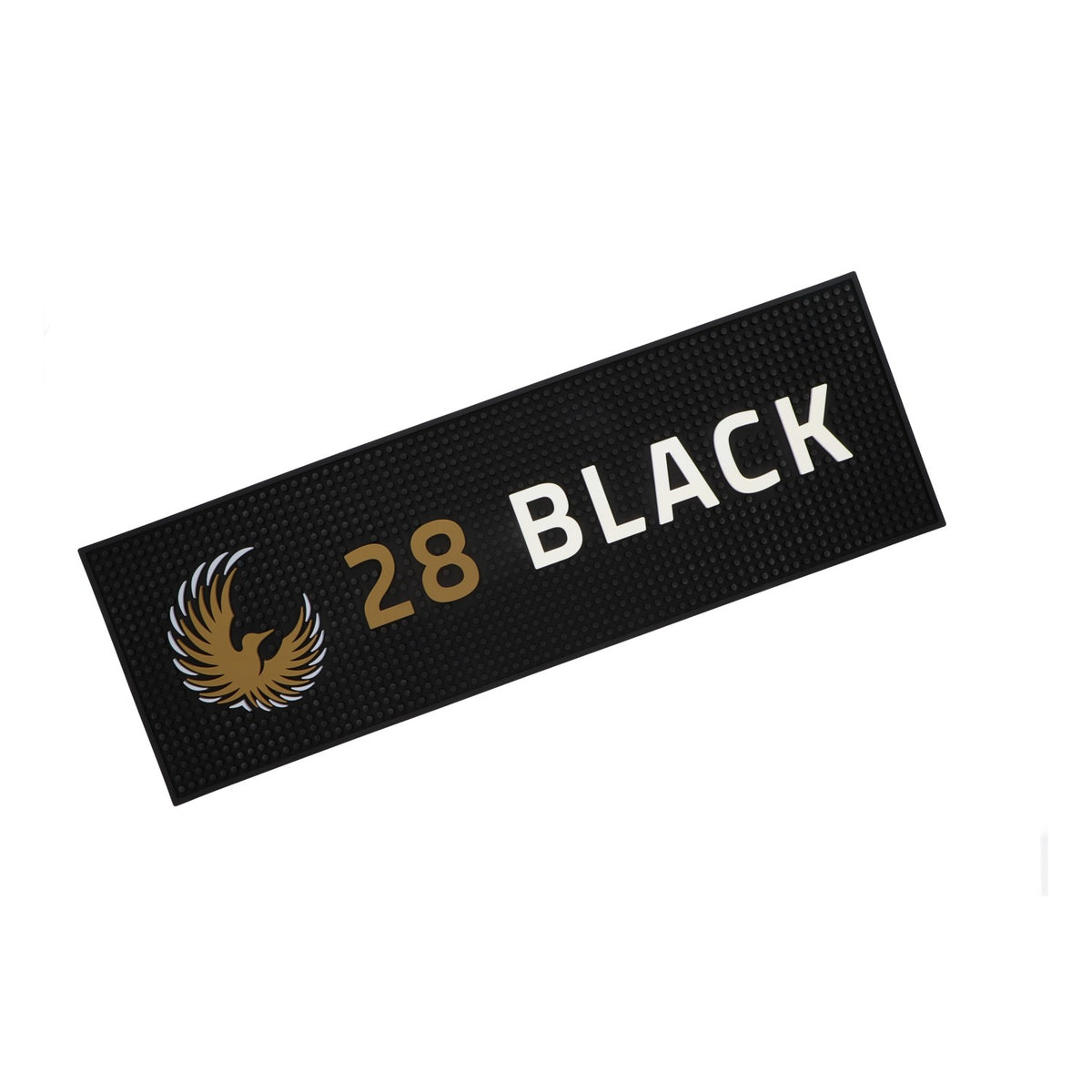 28 Black Energy bar mat 60x20 cm service mat drip protection drip mat carpet pad bar accessories