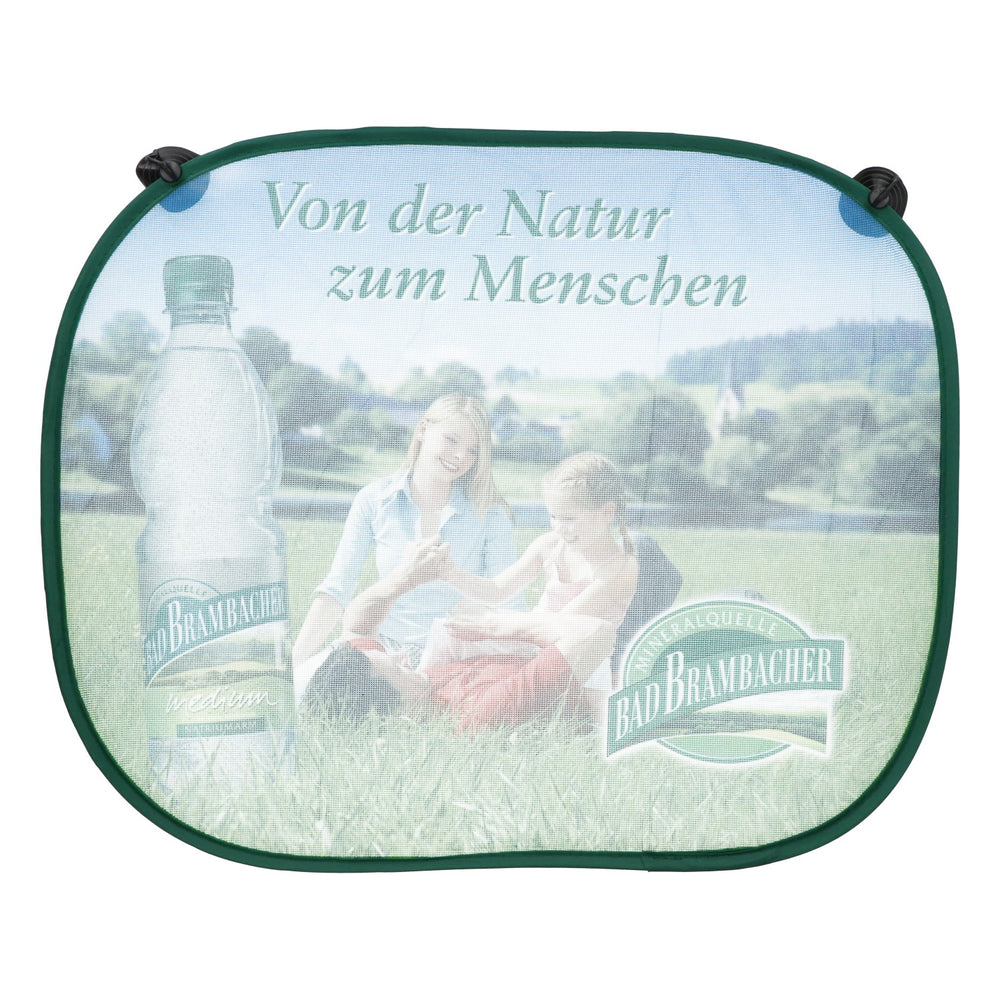 2x Bad Brambacher Car Sun Visor with Suction Cups, Sun Protection, UV Protection