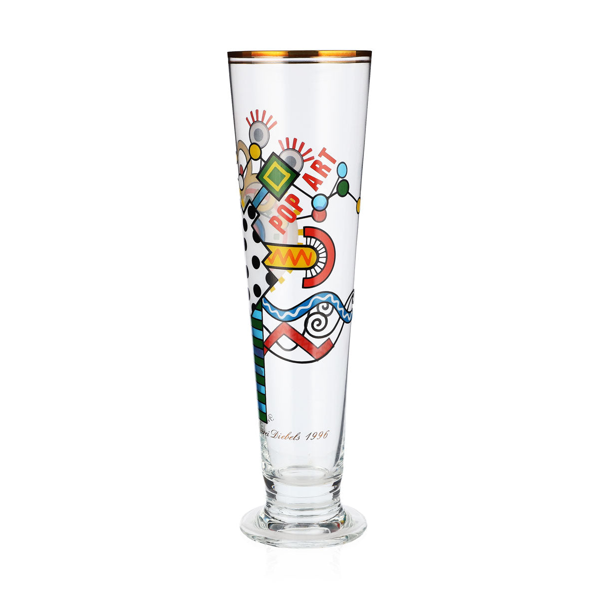 2x Diebels beer glass collector's box including 2 special glasses, type 1996, with data sheet – View 7
