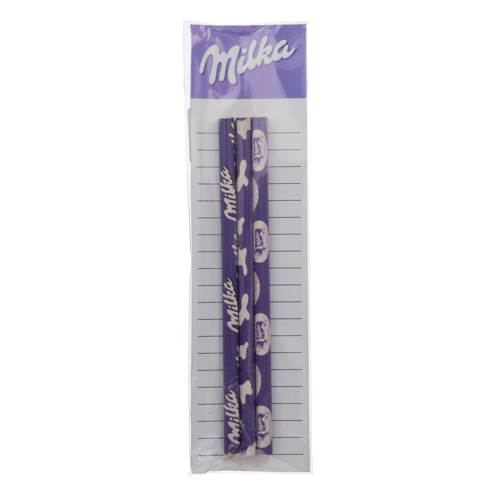 3x Milka Chocolate Pencils School Pencils Drawing Pencils School Supplies