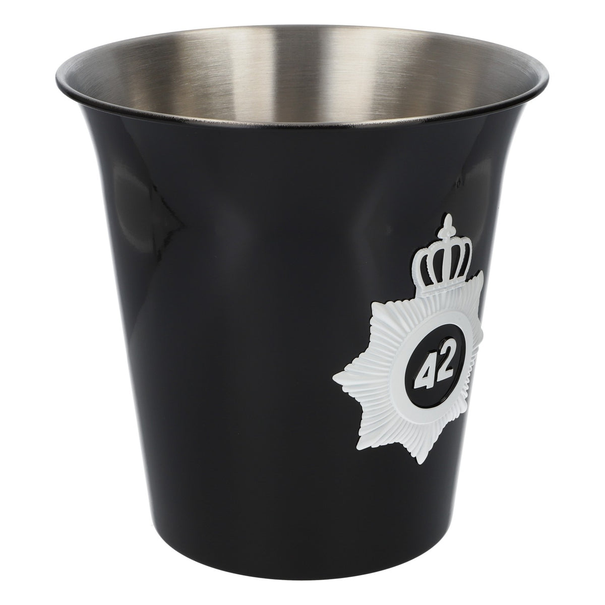 42Below Vodka Bottle Cooler with Australian Federal Police Logo, Black – View 2