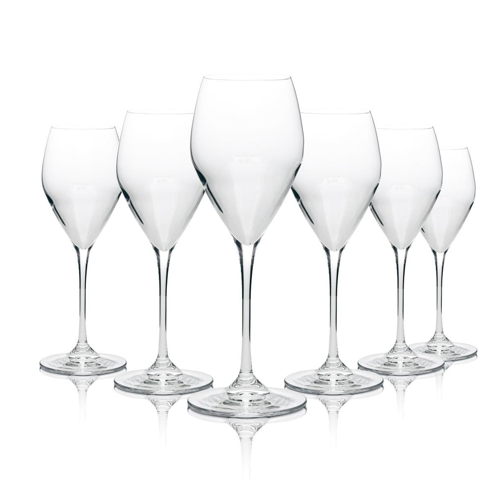 4x Canella Bellini large flute glasses
