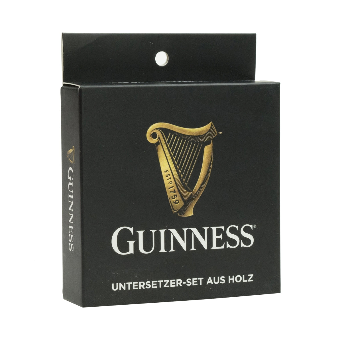 4x Guinness Beer Coasters Wood Glass Protectors Table Beer Coasters Elegant Bar Decoration – View 2