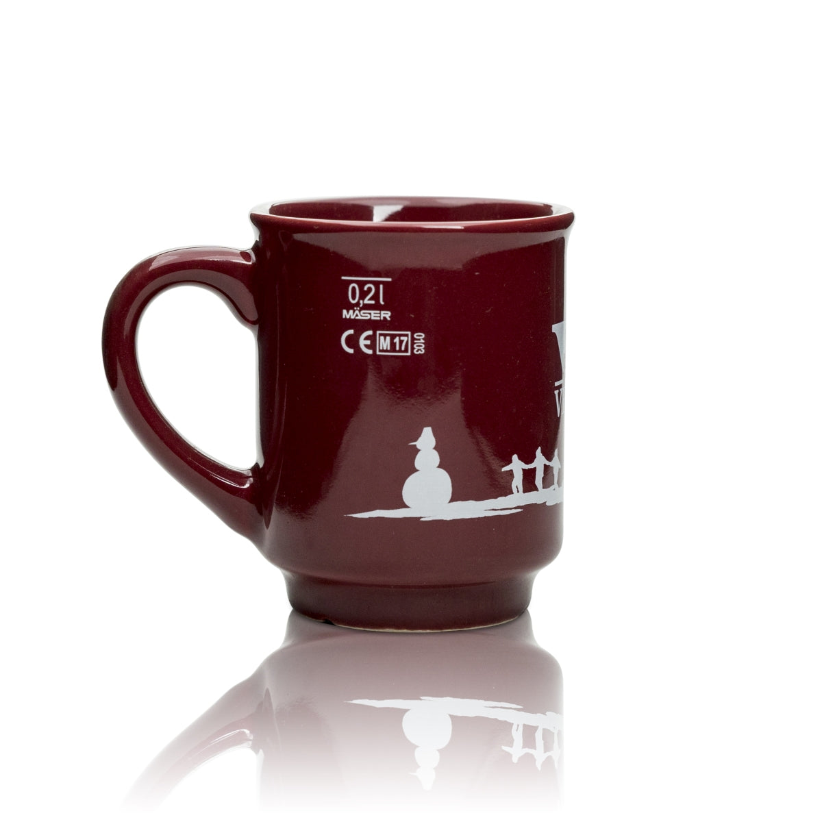 4x Veldenz Castle Juice Cup 0.2l Mulled Wine Winter Christmas Market Red Punch – View 3