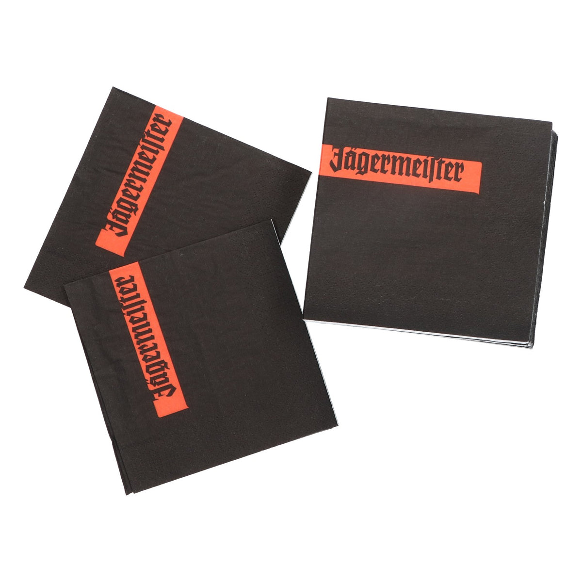 50x Jägermeister Napkin Paper Drip Protection 24x24cm Drink Coaster Cloth – View 2