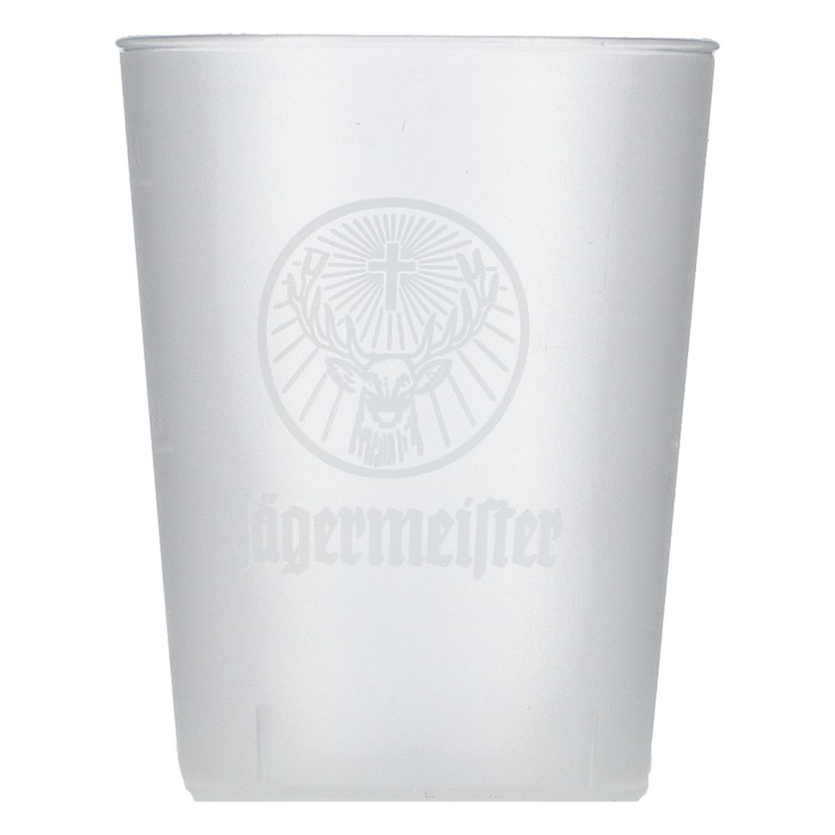 50x Jägermeister shot glass 5cl plastic reusable shot cup set – View 2