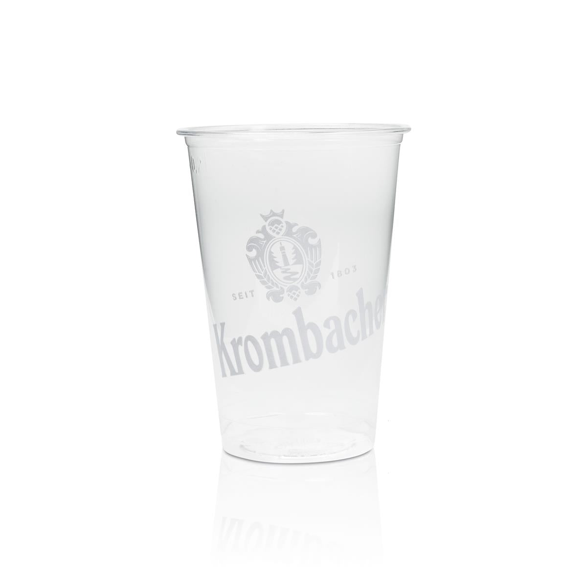 50x Krombacher beer cups, 0.2 l, disposable, organic – View 2