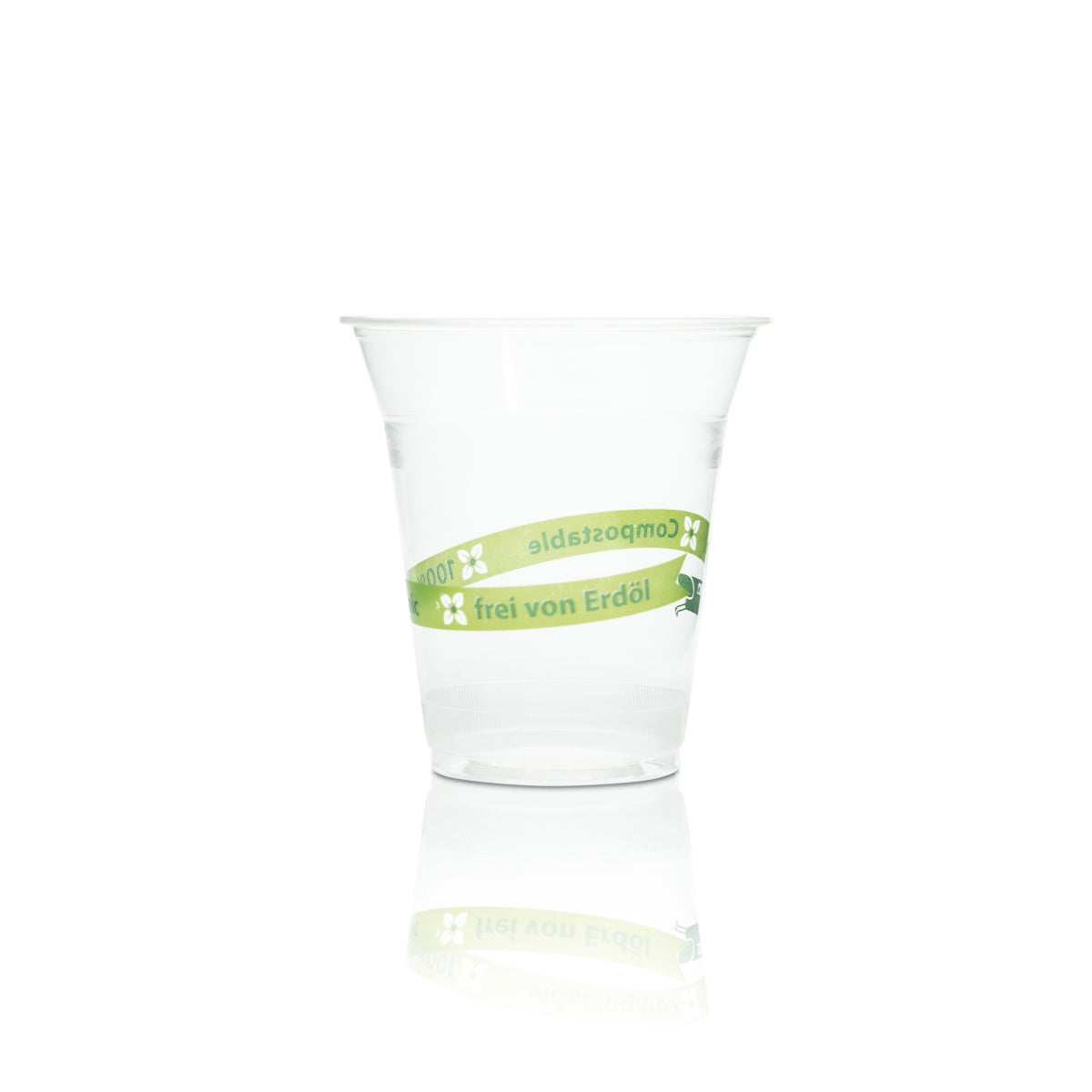 50x plastic disposable cups, 0.3 l, compostable, long drink beer glass, party – View 3