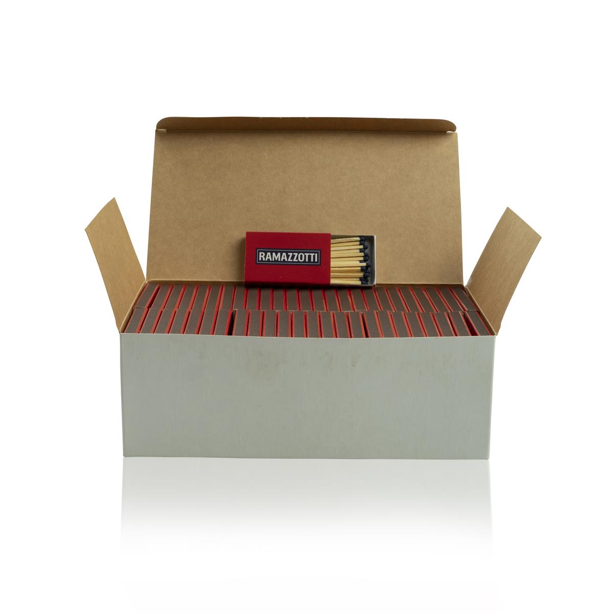 50x Ramazzotti liqueur matches, red