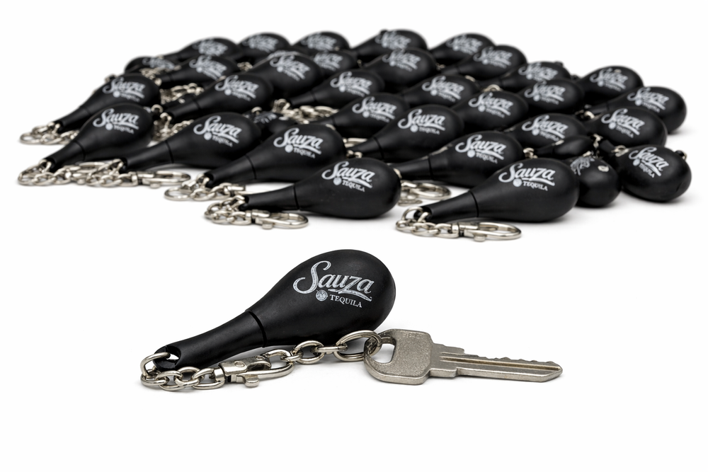 50x Sauza Tequila Rattle Keyring Witches Carnival Key Ring
