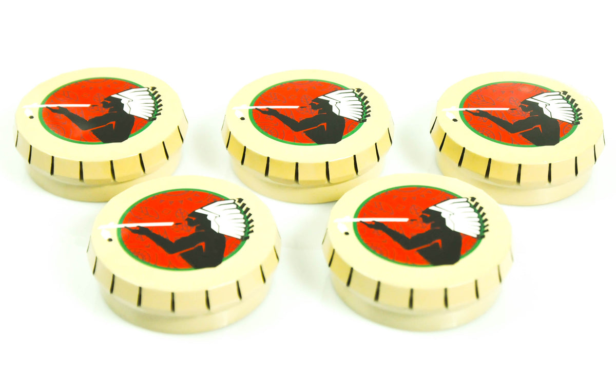 5x American Spirit Cigarette Ashtrays Beach Ashtrays Tin Mini Beige – View 2